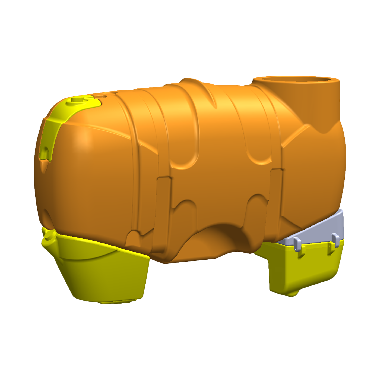 800 LT PLASTİK DEPO TİTAN SERİSİ