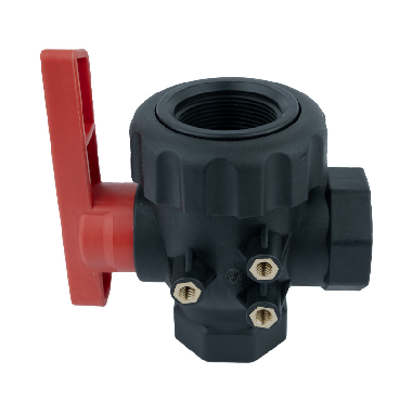 ÜÇ YOLLU PLASTİK KÜRE VANA